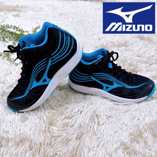 【数回のみ使用】MIZUNO バレーボールシューズ サイクロンスピード 23.5