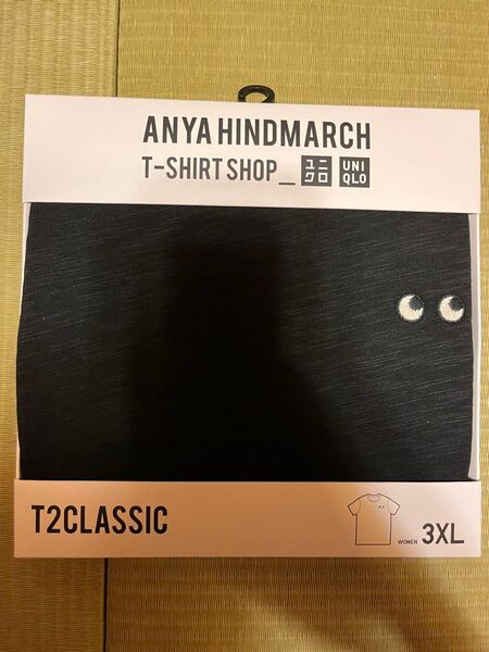 ユニクロ アニヤハインドマーチ スラブT ブラック 3XL