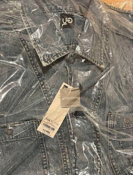 GU アンダーカバー チュニックシャツ ブルー XXL