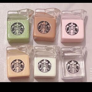 6種 スタバ デコパーツ