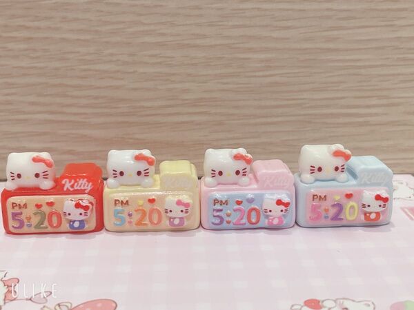 目覚まし時計 4種 デコパーツ