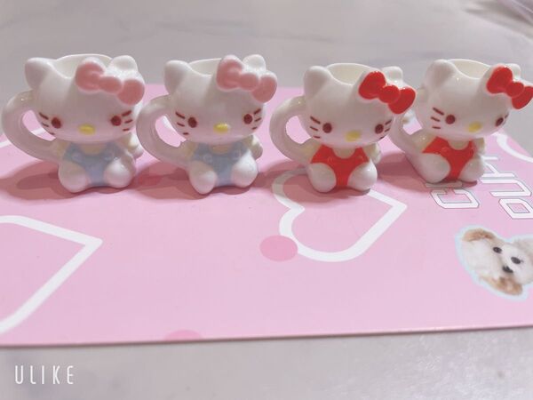 ktティーカップ 4個セット デコパーツ