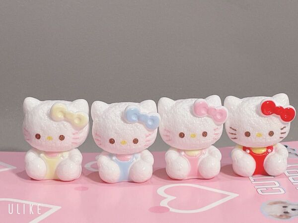 ktぬい 4色 直径3cm 立体デコパーツ