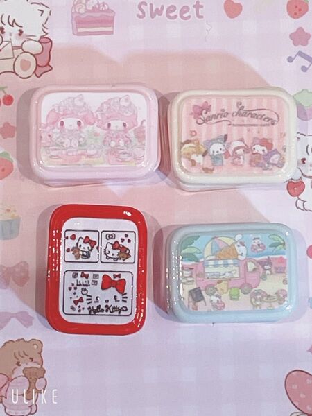 お弁当 デコパーツ 4種