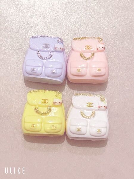 再入荷 キルティングリュックc 4色セット デコパーツ