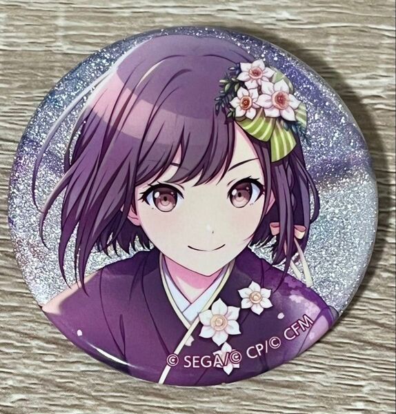 プロセカ グリッター缶バッジ イベントイラストコレクション vol.6 B 東雲絵名 絵名 グリ缶 缶バッジ 正月 イベント