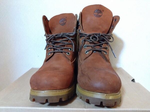 中古 Timberland ティンバーランド プレミアムブーツ 6768R ブラウン