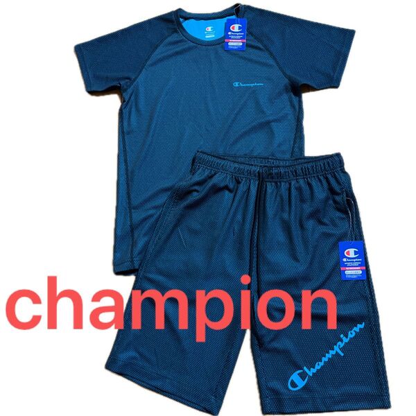 【新品】Champion セットアップ ネイビー系 メンズ 未使用 2点セット