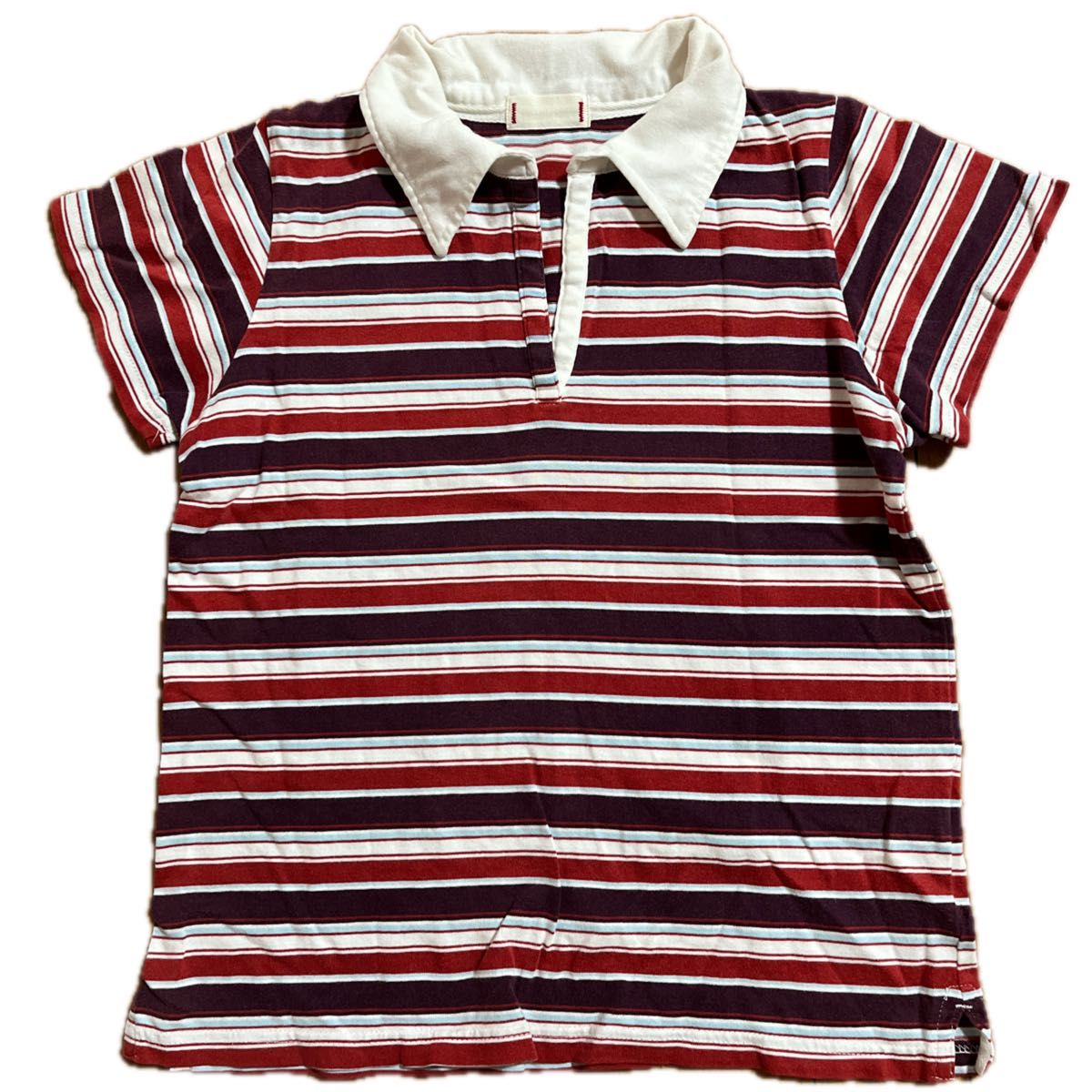 ポロシャツ ボーダー柄