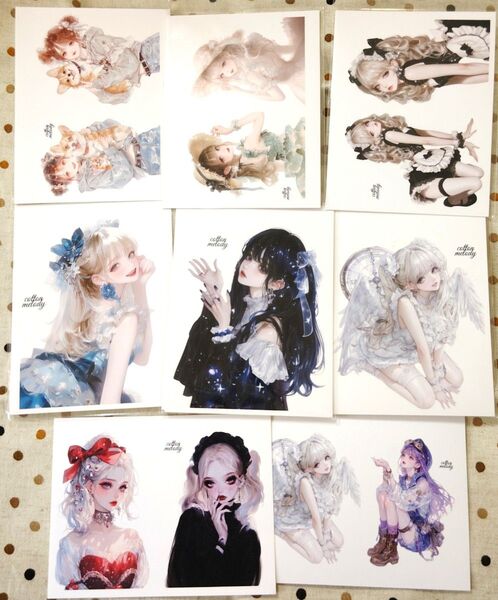 【C2】cottonmelody 様 人物ステッカー 〔バラ売り可〕 コラージュ