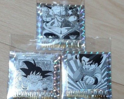 ドラゴンボール40周年記念オリジナルイラストレーションシールウエハース 3枚