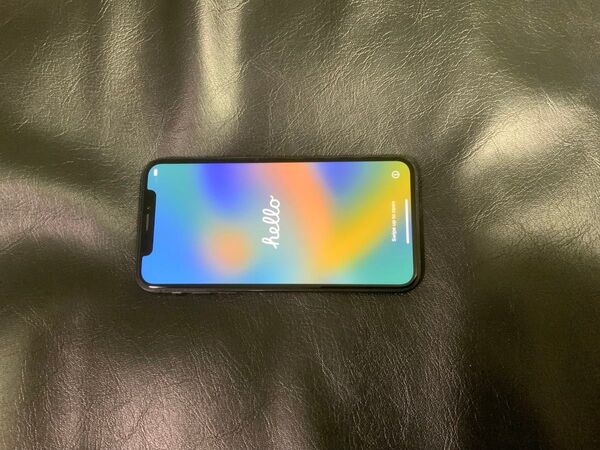 極美品 Apple MQAX2J/A iPhone X 64GB スペースグレイ SoftBank SIMロック解除済