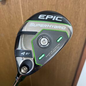 EPIC Super Hybrid 4番 21度 ユーティリティ ヘッドカバー付