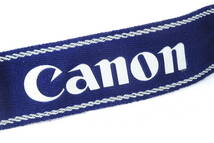 ☆美品☆Canon キヤノン ジェントル カメラ ストラップ 紺色(ネイビー)×銀色(シルバー) ショルダー ネック キャリング camera strap☆_画像4