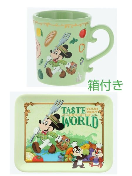 ディズニーシー ワインフェスティバル スーベニアカップ&スーベニアプレート ミッキー チップ&デール マグカップ お皿