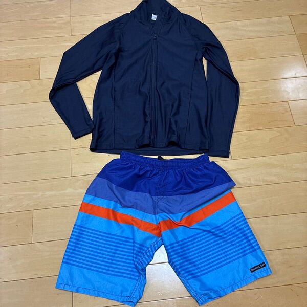 160男子水着 & Mサイズ ラッシュガード