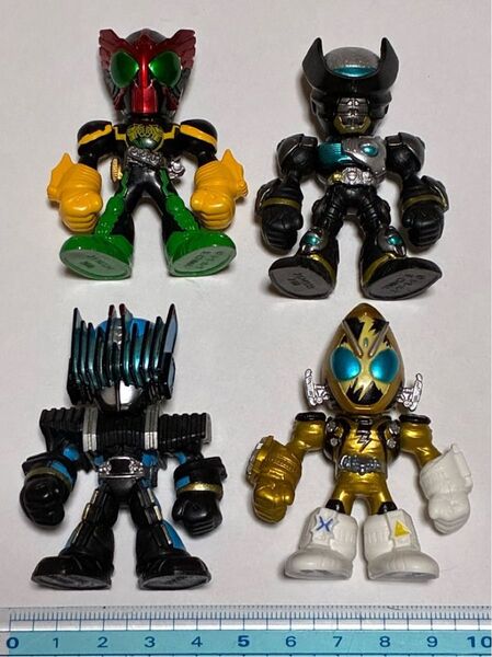 仮面ライダー THE仮面ライダーズ ディケイド オーズ バース フォーゼ 4体セット ミニフィギュア