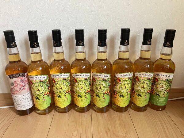 COMPASS BOX スコッチウイスキー まとめ売り 8本セット オーチャードハウス