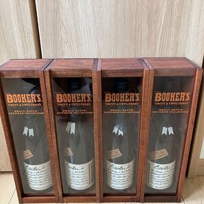 【4本セット】Booker's バーボン ウイスキー 750ml 未開封品