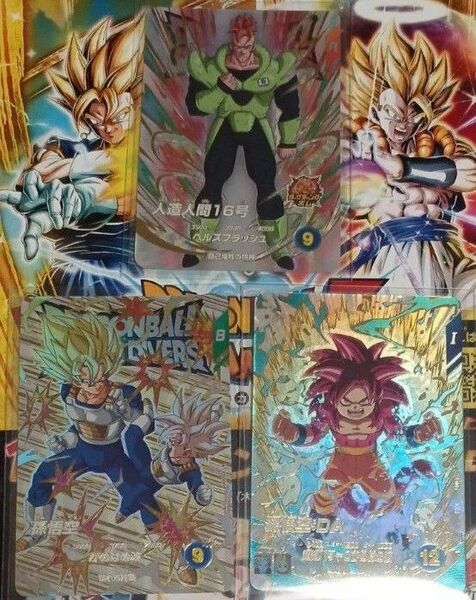 ドラゴンボール スーパーダイバーズ exr 四弾 神龍エクストラレア 孫悟空 人造人間16号 孫悟空da ex4-003