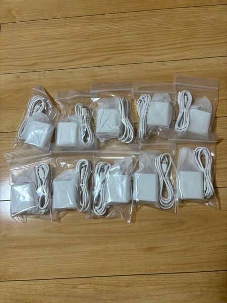 充電器 usb-c電源アダプタ 10個セット