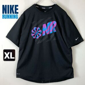 NIKE RUNNING/ナイキランニング★風車ロゴTシャツ★速乾DRI-FIT★メンズXL