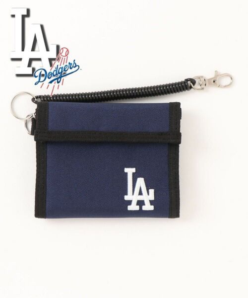 MLB LA ドジャース 二つ折り 財布 ウォレット ネイビー 大谷翔平 山本由伸 佐々木朗希