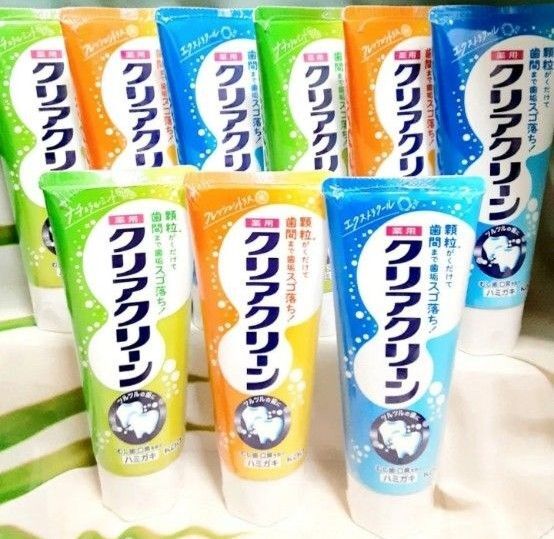 クリアクリーン 薬用ハミガキ 9本