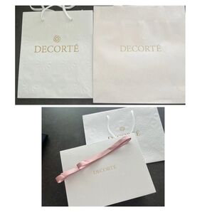 DECORTE ショッパー 空箱 紙袋 ギフトボックス 3点セット