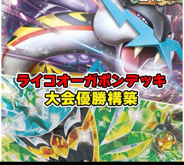 【5/11シティリーグ優勝構築】タケルライコexデッキ 構築済みデッキ