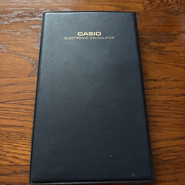 CASIO 電卓ケース付きネイビー