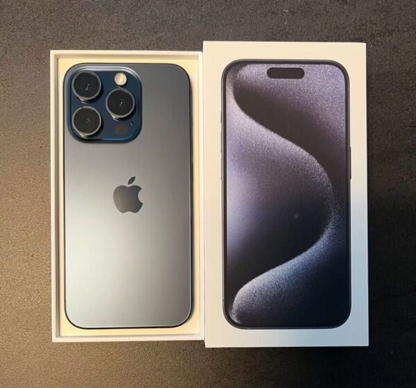 iphone 15 Pro 128GB ブルー バッテリー100%