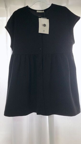 koko ぺプラムジレ L 黒トップス