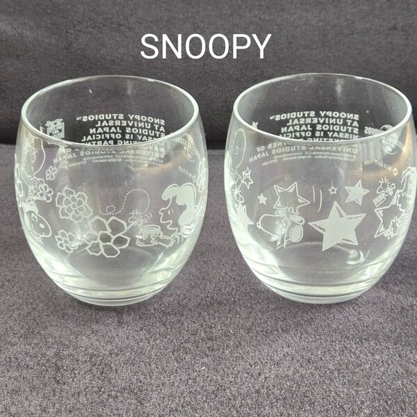 SNOOPY スヌーピー ペアグラス ユニバーサル・スタジオ・ジャパン