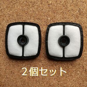 【未使用品 2個セット】草刈機 刈払機 芝刈機 汎用 エアフィルター エアクリーナー
