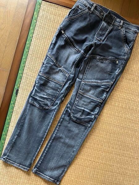 バイクウエア 2XL ジーンズ 柔らかく履きやすい ストレッチ パンツ ジーンズ ズボン