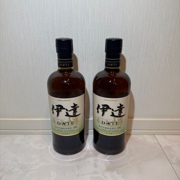 2本セット ニッカ 宮城県限定ウイスキー 「伊達」 宮城蒸溜所 700ml 箱無し