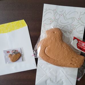 豊島屋本店限定 鳩サブレミラー キーホルダー 鳩三郎セット