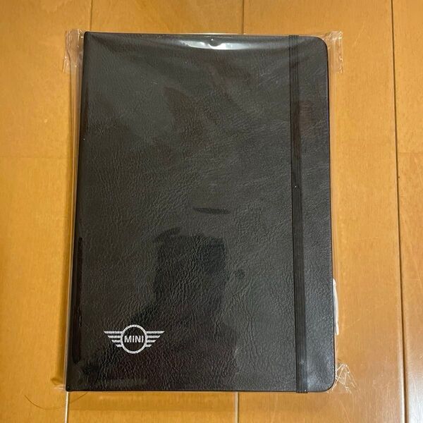 MINI ノベルティ 記念品 レザー調ハードカバーノート (A5) (ブラック)