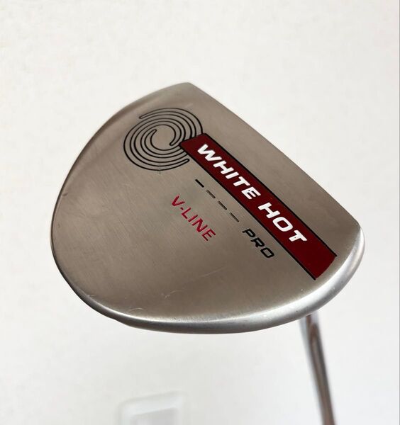 【美品】オデッセイ ホワイトホットプロ パター WHITE HOT PRO V-LINE 33インチ スーパーストローク