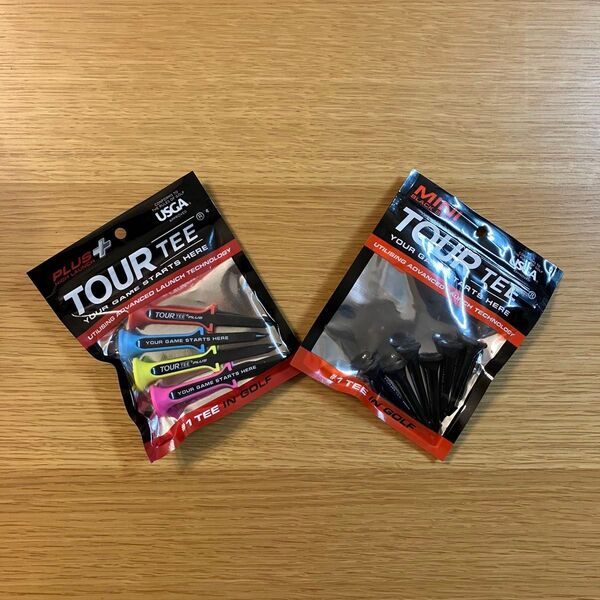 TOUR TEE PLUS ツアーティー プラス & MINI BLACK SPINEl ミニ ブラック 合計2個セット