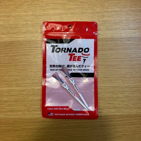 TORNADO TEE RED&WHITE&BLUE トルネードティー レッド&ホワイト&ブルー 2本セット(4インチ)