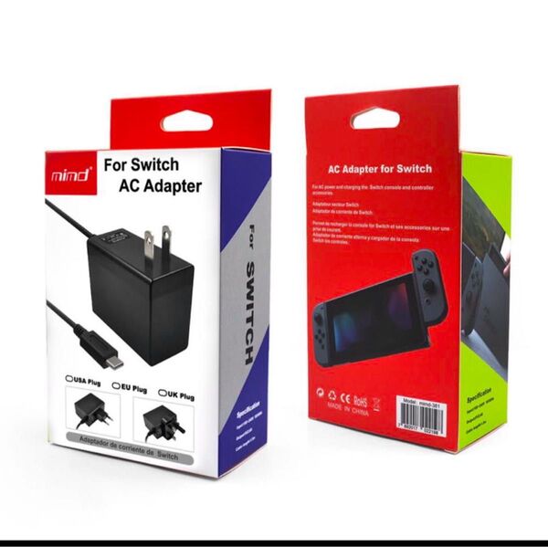 ☆新品未使用☆ ニンテンドースイッチライト 充電器 switch acアダプター 互換品 type-C スマホ 充電