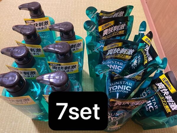 超得 サンスタートニックシャンプー クールバースト ボトル×7 詰替×7