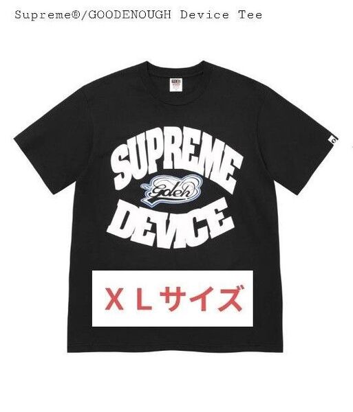 Supreme GOODENOUGH Device Tee Black XLサイズ 新品未開封 グッドイナフ シュプリーム