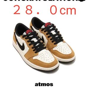 Air Jordan 1 Low Sail and Golden Harvest ルーキーオブザイヤー エアジョーダン1 28.0