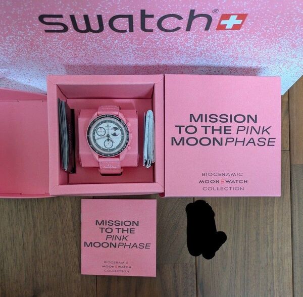 OMEGA×Swatch MoonSwatch Mission to THE PINK MOONPHASE ピンク スウォッチ