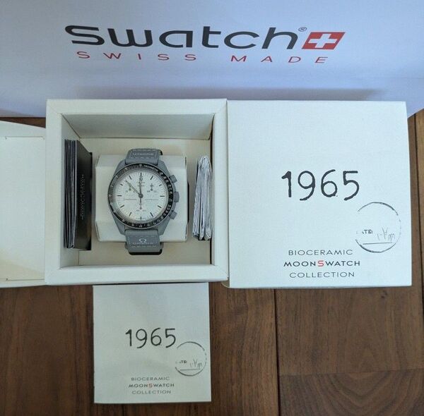 Swatch OMEGA BIOCERAMIC MoonSwatch 1965 6月購入 スウォッチ オメガ