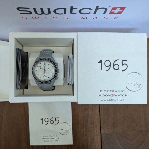 Swatch OMEGA BIOCERAMIC MoonSwatch 1965 6月購入 スウォッチ オメガ