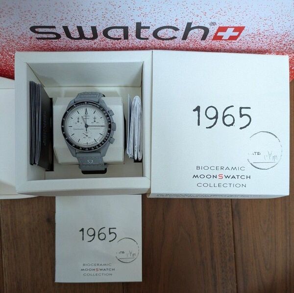 Swatch OMEGA BIOCERAMIC MoonSwatch 1965 6月購入 スウォッチ オメガ